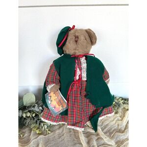 12" Kensington Bears Cloaked Scottish 1987 Heartline Graphic Canterbeary stuffed